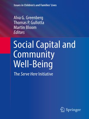 cover image of Social Capital and Community Well-Being